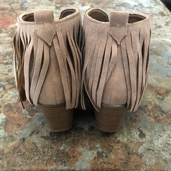 Fashion Beast Ankle Booties Faux Suede Slip On - Picture 4 of 8